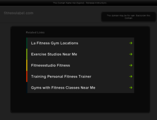 fitnesslabel.com screenshot