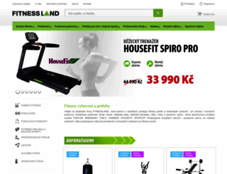fitnessland.cz screenshot
