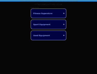 fitnessmegastore.co.uk screenshot