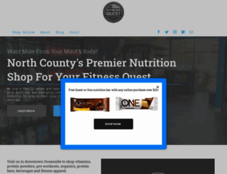 fitnessquestnutrition.com screenshot