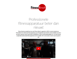 fitnessresult.nl screenshot