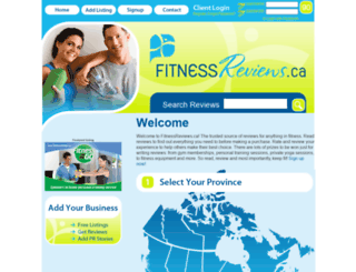 fitnessreviews.ca screenshot