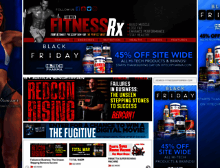 fitnessrxformen.com screenshot