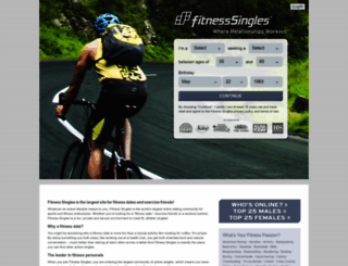 fitnesssingles.com screenshot