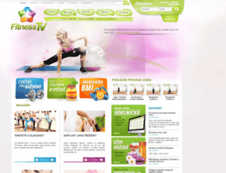 fitnesstv.cz screenshot