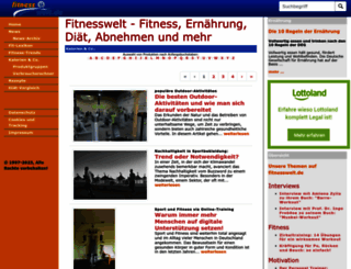 fitnesswelt.de screenshot