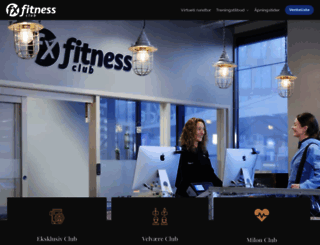fitnessxpress.no screenshot