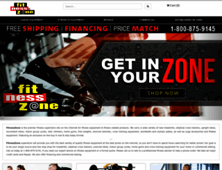 fitnesszone.com screenshot
