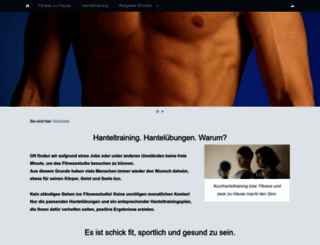 fitnesszuhause-klmbh.de screenshot