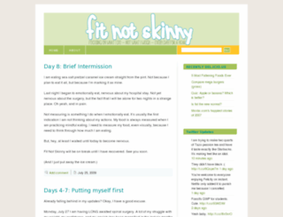 fitnotskinny.com screenshot