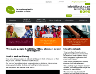fitnut.co.uk screenshot