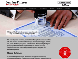 fitterernotary.com screenshot