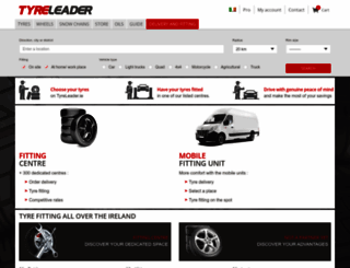 fitting.tyreleader.ie screenshot