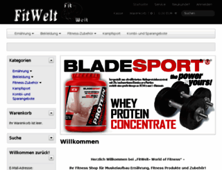 fitwelt.com screenshot