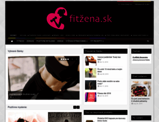 fitzena.sk screenshot