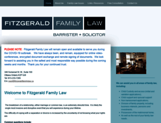 fitzgeraldfamilylaw.jimdo.com screenshot