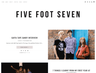 five-foot-seven.blogspot.co.uk screenshot