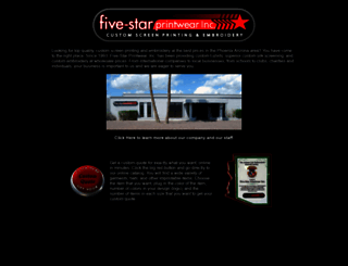 five-starprintwear.com screenshot