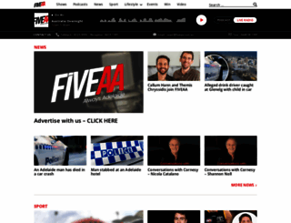 fiveaa.com.au screenshot
