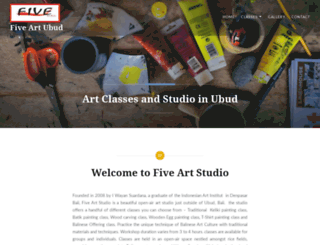 fiveartubud.com screenshot