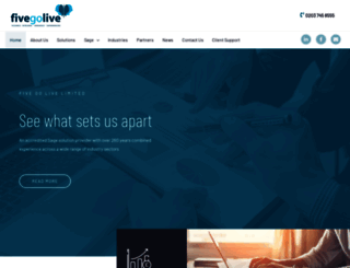 fivegolive.co.uk screenshot