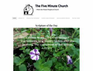 fiveminutechurch.net screenshot