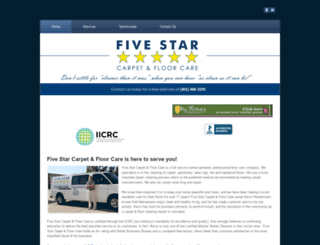 fivestarfloorcare.com screenshot