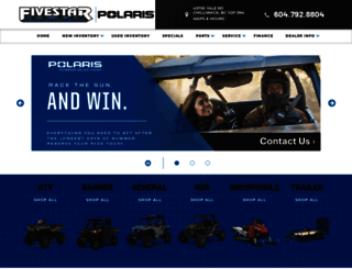fivestarmotorsports.com screenshot