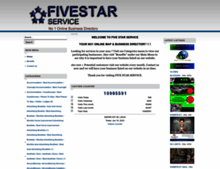 fivestarservice.co.za screenshot