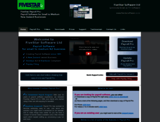 fivestarsoftware.co.nz screenshot