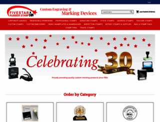 fivestarstamp.com screenshot