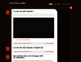 fivestarvideo.wordpress.com screenshot