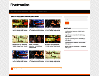 fivetvonline.tv screenshot