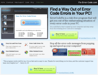 fix-error-code.com screenshot