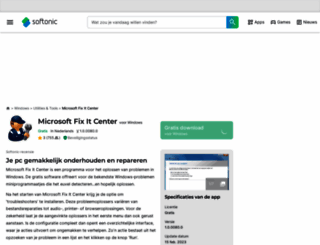 fix-it-center.nl.softonic.com screenshot