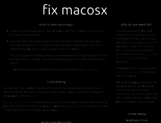 fix-macosx.com screenshot