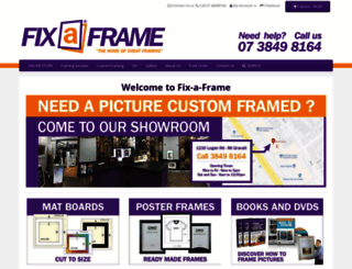fixaframe.com.au screenshot