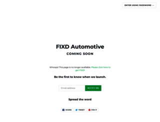 fixd-automotive.myshopify.com screenshot