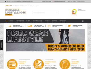 fixedgearlifestyle.com screenshot