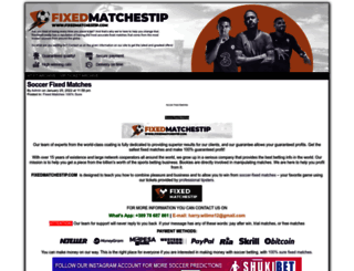 fixedmatchestip.com screenshot