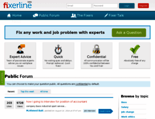 fixerline.com screenshot