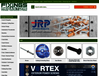 fixingsmegastore.co.uk screenshot