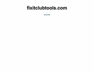 fixitclubtools.com screenshot
