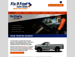 fixitfastautoglass.com screenshot