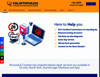 fixlaptop4less.com screenshot