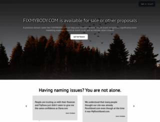 fixmybody.com screenshot