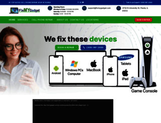 fixmygadget.com screenshot