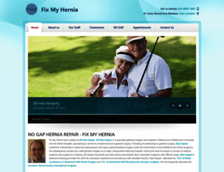 fixmyhernia.com.au screenshot