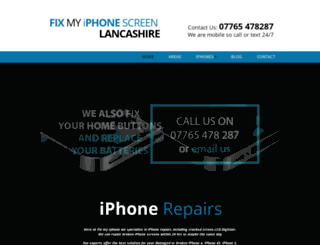 fixmyiphonescreen.co.uk screenshot