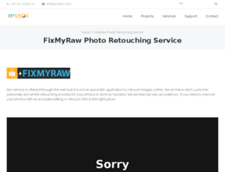 fixmyraw.com screenshot